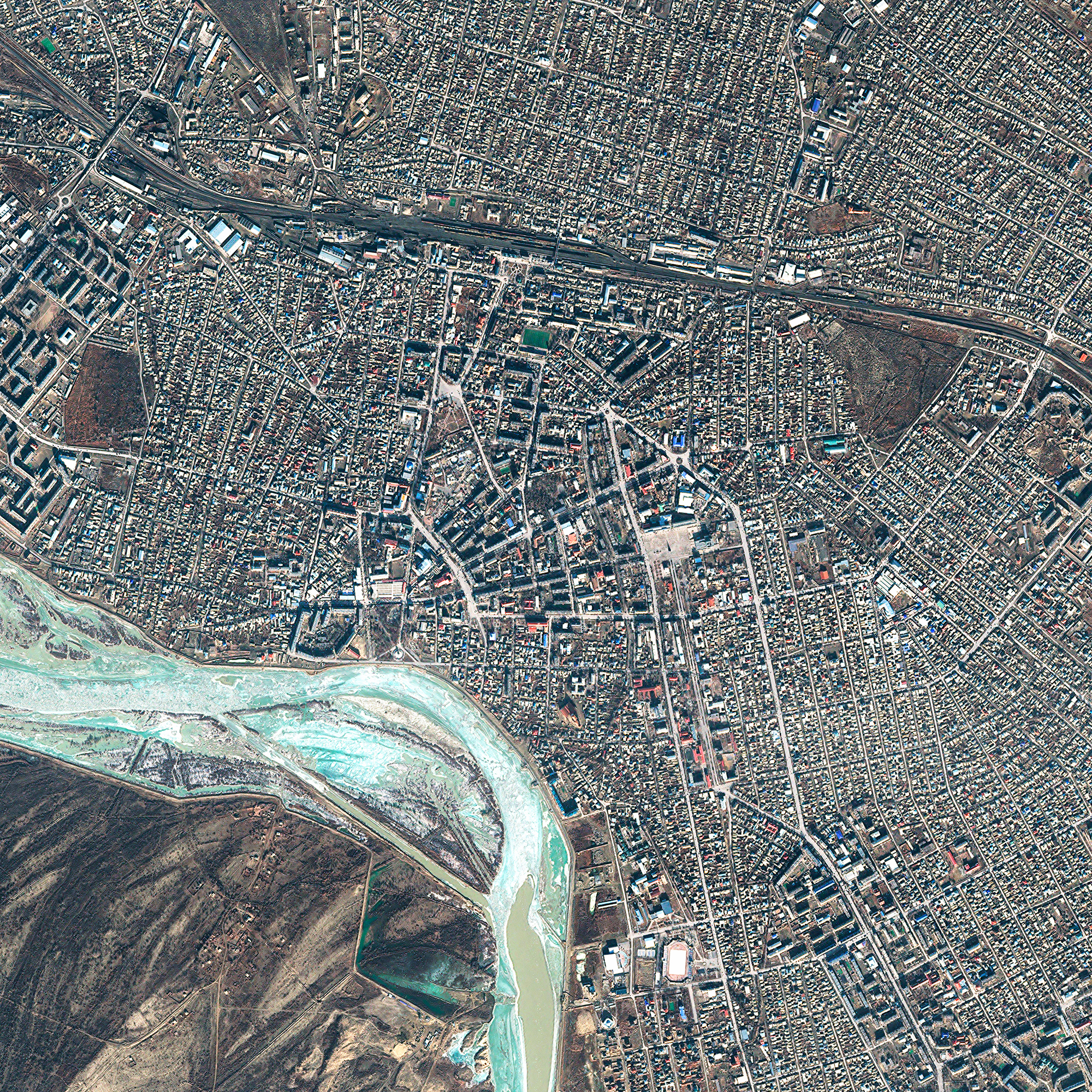 Карта со спутника таджикистан вахдат